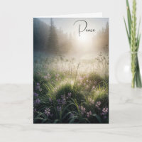 Sympathie Matin pacifique Misty Meadow