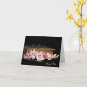 Carte Sympathie Merci Gladiolus (Fleur jaune)