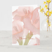 Carte Sympathie Merci rose / Mémorial (Fleur jaune)