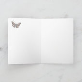 Carte Sympathie moderne avec bel ange (Intérieur)