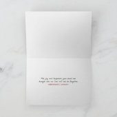 Carte Sympathie Nénuphar rose (Intérieur)