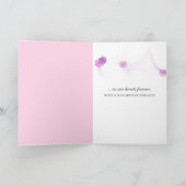 Carte Sympathie orchidée (Intérieur)