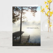 Carte Sympathie pacifique (Fleur jaune)