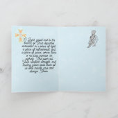 Carte Sympathie : Pensées avec vous . (Intérieur)