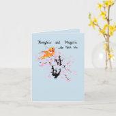 Carte Sympathie : Penser À Vous (Fleur jaune)