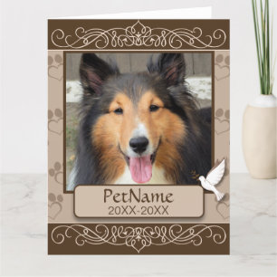 Carte Sympathie personnalisée pour animal de compagnie B