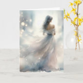 Carte Sympathie (perte de fille) (Fleur jaune)