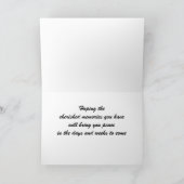 CARTE SYMPATHIE - PERTE DE VOTRE PÈRE (Intérieur)