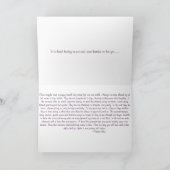 Carte Sympathie - perte d'un animal familier (Intérieur)