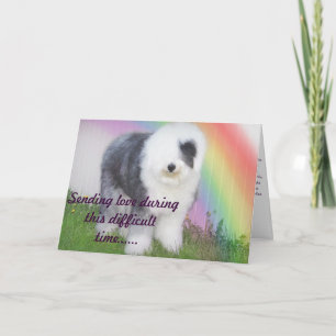 Carte Sympathie - perte d'un animal familier