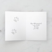 Carte Sympathie pour animal de compagnie (Intérieur)