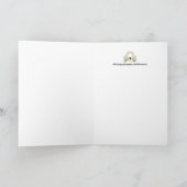 Carte Sympathie pour animaux de compagnie Rainbow (Intérieur)