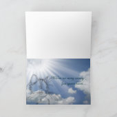 Carte Sympathie pour chat - Désolé pour votre perte (Intérieur)