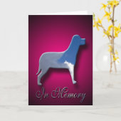 Carte Sympathie Pour La Mort Du Chien De Compagnie (Fleur jaune)