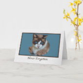 Carte Sympathie pour la perte d'animal de compagnie avec (Fleur jaune)