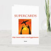 Carte Sympathie pour la perte de Frère. (Dos)