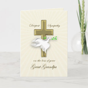 Carte Sympathie pour la perte de grand-père