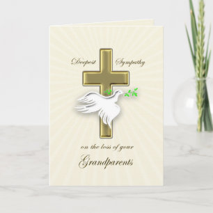 Carte Sympathie pour la perte de grands-parents