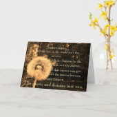 Carte Sympathie pour la perte de suicide (Fleur jaune)