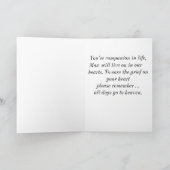 Carte Sympathie pour la perte de votre chien (Intérieur)