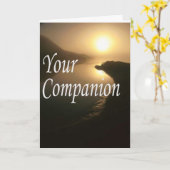 Carte Sympathie pour la perte de votre chien (Fleur jaune)