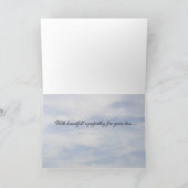 Carte Sympathie pour la perte du chêne à cheval et couch (Intérieur)