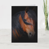 Carte Sympathie pour la perte du cheval (Devant)