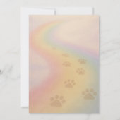 Carte Sympathie pour la perte d'un animal (Dos)