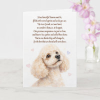 Sympathie pour la perte d'un caniche