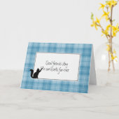 Carte Sympathie pour la perte d'un chat  (Fleur jaune)