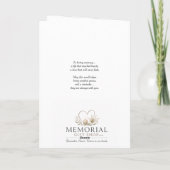 Carte Sympathie pour la perte d'une mère (Dos)