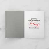 Carte Sympathie pour un 30e anniversaire (Intérieur)