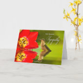 Carte Sympathie profonde (Fleur jaune)