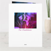 Carte Sympathie profonde (Dos)