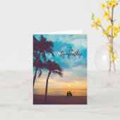 Carte Sympathie Rainbow Chig Pet Sympathie (Fleur jaune)