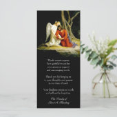 Carte Sympathie religieuse catholique funéraire Jésus (Debout devant)