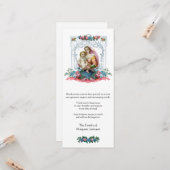 Carte Sympathie religieuse catholique funéraire Merci (Devant/Arrière en situation)