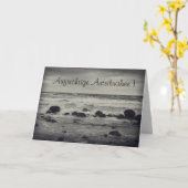 Carte Sympathie sincère ! (Fleur jaune)