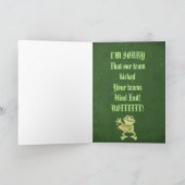 CARTE SYMPATHIE SINCÈRE (Intérieur)