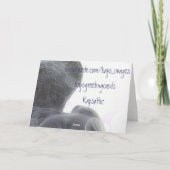 Carte Sympathie sincère (Dos)