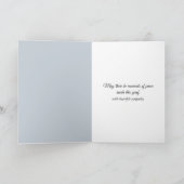 Carte Sympathie Soleil matinal dans la forêt gelée (Intérieur)