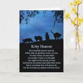 Carte Sympathie spirituelle du chat (Fleur jaune)