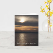 Carte Sympathie Sunrise (Fleur jaune)