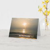 Carte Sympathie Sunrise (Fleur jaune)