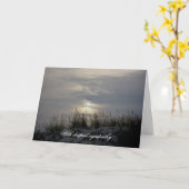 Carte Sympathie Sunset (Fleur jaune)