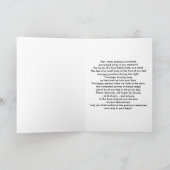 Carte Sympathie sur la mort du chien (Intérieur)