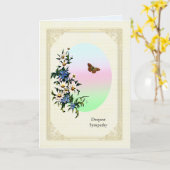 Carte Sympathie sur la perte, Fleurs (Fleur jaune)