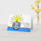 Carte Sympathie Thématique Juive Du Ciel (Fleur jaune)