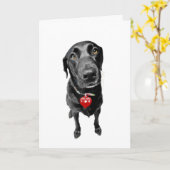 Carte Sympathies du coeur (Fleur jaune)