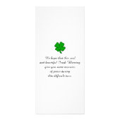 Carte Sympathique de peinture de mémoire amoureuse (Dos)